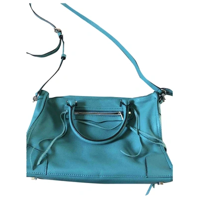 Pre-owned Rebecca Minkoff Leather Satchel In Blue