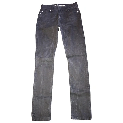 Pre-owned Mcq By Alexander Mcqueen Slim Jeans In Black