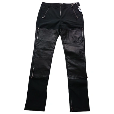 Pre-owned 3.1 Phillip Lim / フィリップ リム Leather Straight Pants In Black