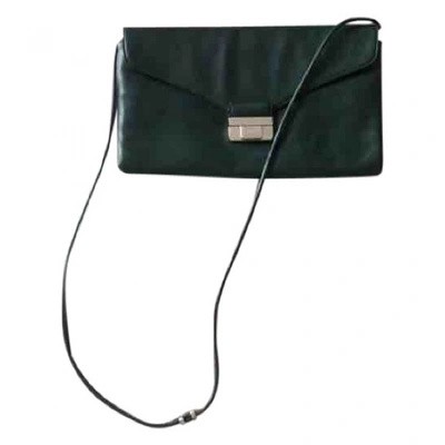 Pre-owned Valentino Garavani Leather Crossbody Bag In Green