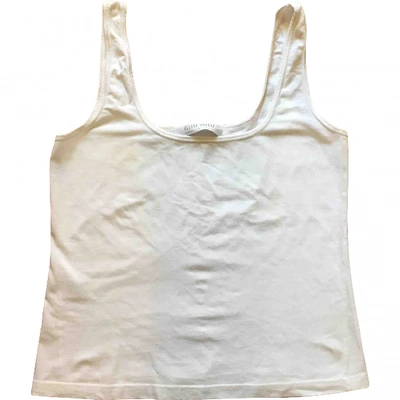 Pre-owned Miu Miu Vest In White