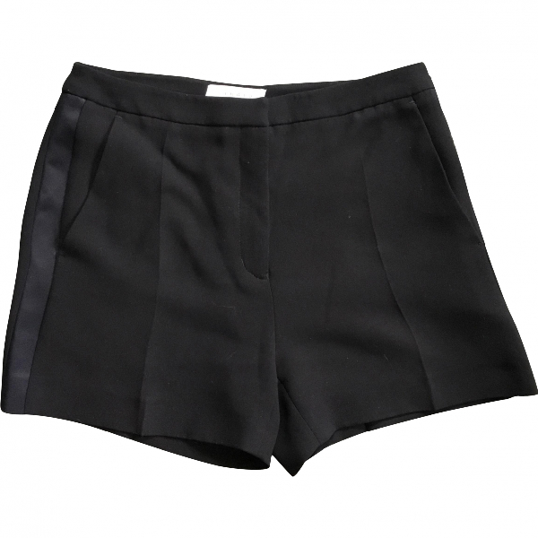 sandro leather shorts