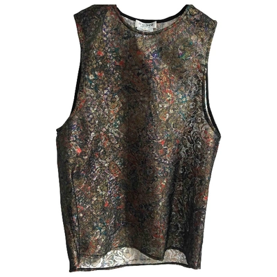 Pre-owned Roseanna Metallic Polyester Top