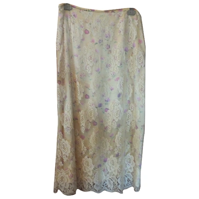 Pre-owned Escada Silk Mid-length Skirt In Other