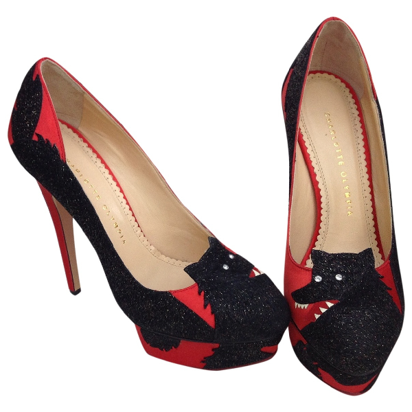 charlotte olympia red heels