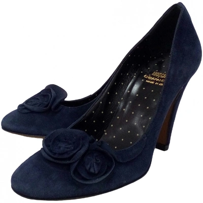 Pre-owned Moschino Cheap And Chic Heels In Blue