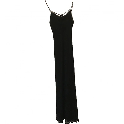 Pre-owned John Richmond Maxi Dress In Black