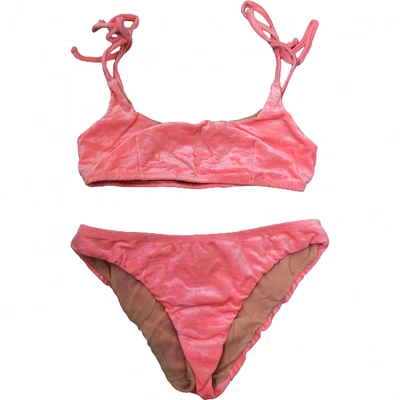 Pre-owned Anniel Two-piece Swimsuit In Pink