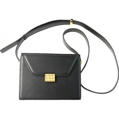 Pre-owned Victoria Beckham Leather Crossbody Bag In Black