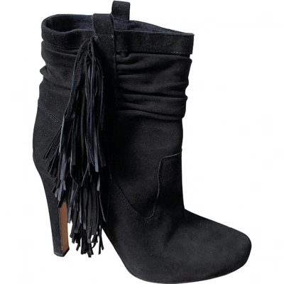 Pre-owned Jean-michel Cazabat Ankle Boots In Black