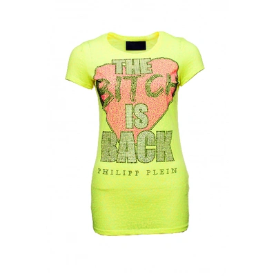 Pre-owned Philipp Plein T-shirt In Yellow