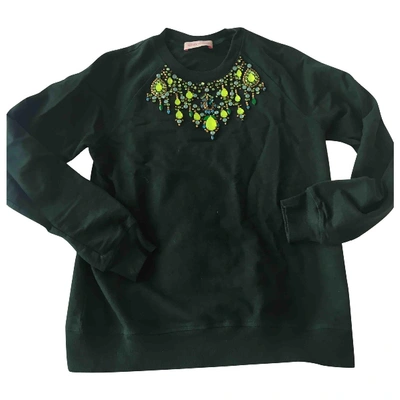 Pre-owned Matthew Williamson Green Cotton Knitwear