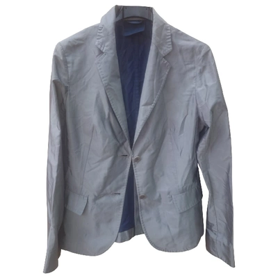 Pre-owned Aspesi Silk Blazer In Grey