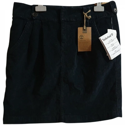 Pre-owned Timberland Mini Skirt In Navy