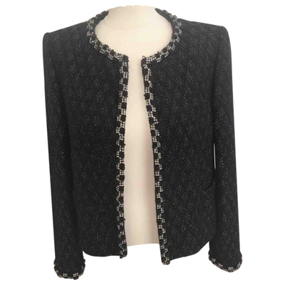 Pre-owned Alice And Olivia Wool Blazer In Black