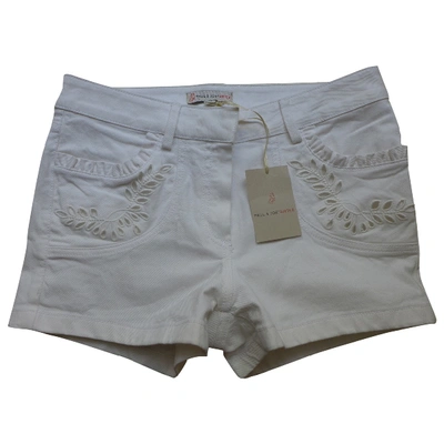 Pre-owned Paul & Joe White Cotton Shorts