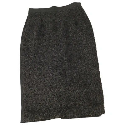 Pre-owned By Malene Birger Wool Mid-length Skirt In Black