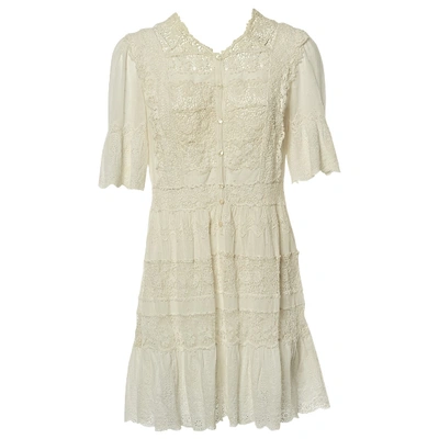 Pre-owned Rebecca Taylor Mid-length Dress In White
