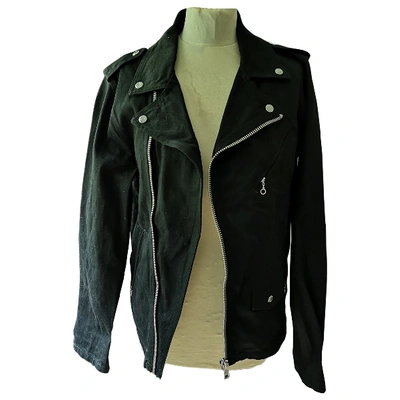 Pre-owned Schott Biker Jacket In Black