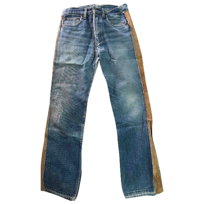 Pre-owned Levi's Slim Jeans In Blue