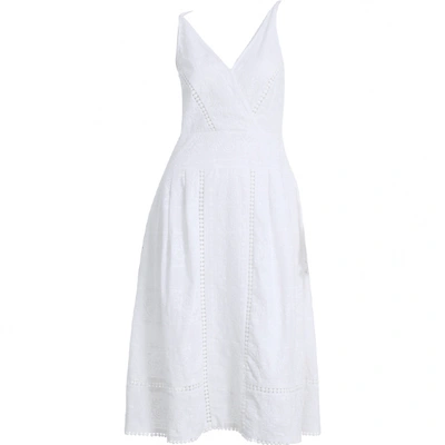 Pre-owned Zimmermann Mid-length Dress In White