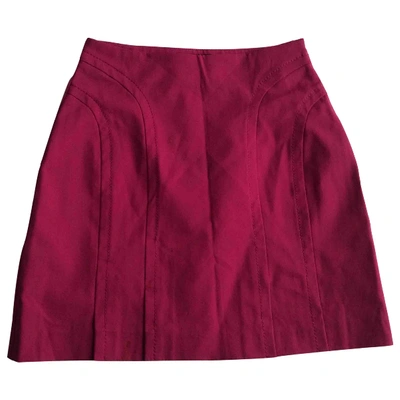 Pre-owned Fendi Mini Skirt In Pink