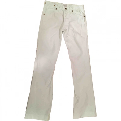 Pre-owned Mauro Grifoni White Cotton Jeans