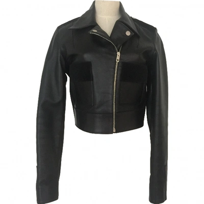 Pre-owned Balenciaga Black Leather Leather Jacket