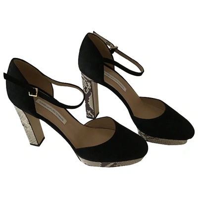 Pre-owned Diane Von Furstenberg Sandals In Black