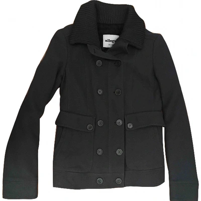 Pre-owned Allegri Wool Peacoat In Green