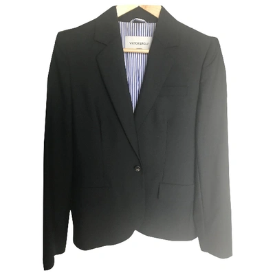 Pre-owned Viktor & Rolf Wool Blazer In Black