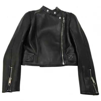 Pre-owned Balenciaga Black Leather Leather Jacket