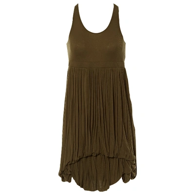 Pre-owned Givenchy Mid-length Dress In Khaki