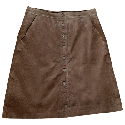 Pre-owned Allsaints Skirt In Beige