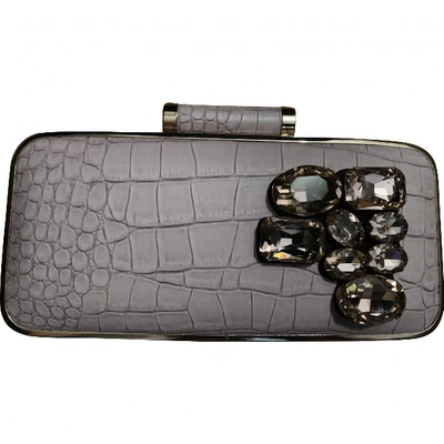 Pre-owned Pinko Leather Clutch Bag