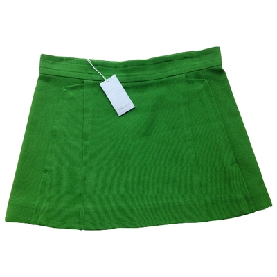 Pre-owned Vanessa Bruno Mini Skirt In Green