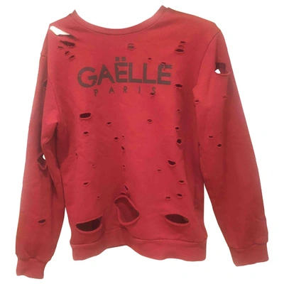 Pre-owned Gaelle Paris Red Cotton Knitwear