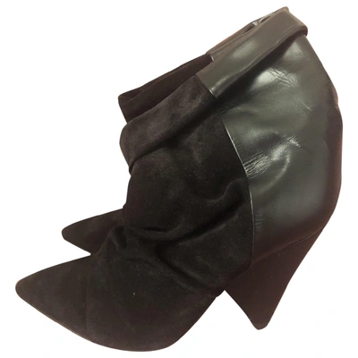 Pre-owned Isabel Marant Luliana Ankle Boots In Black