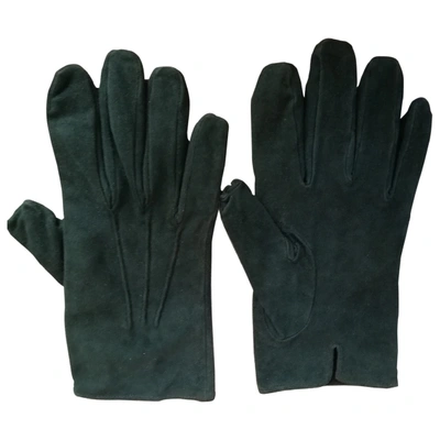 Pre-owned Loro Piana Gloves In Green