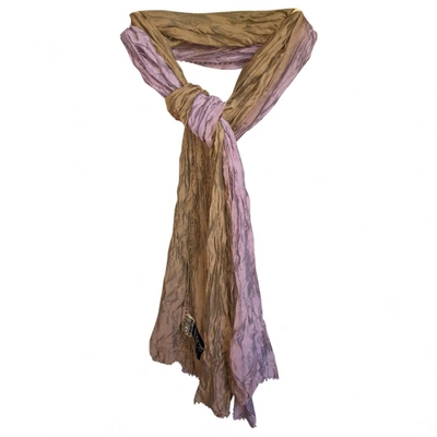 Pre-owned Closed Stole In Khaki