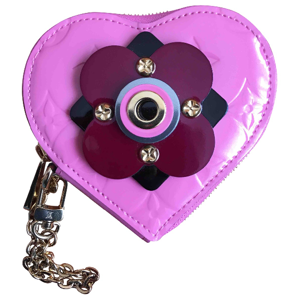 Louis Vuitton Pink Patent Leather Wallet