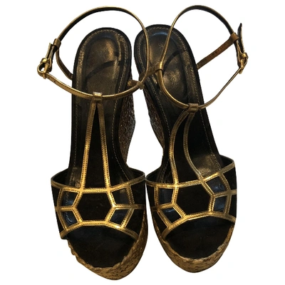 Pre-owned Sergio Rossi Leather Sandals