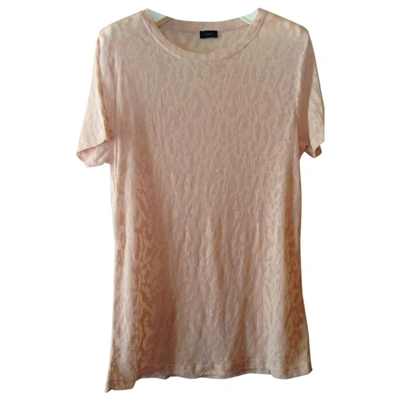 Pre-owned Joseph Pink Cotton Top