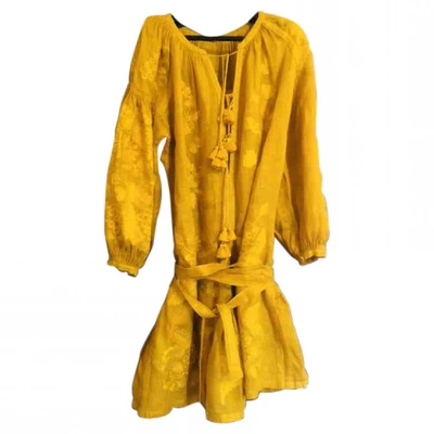 Pre-owned Vita Kin Yellow Linen Dress