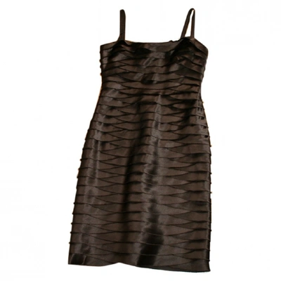Pre-owned Bcbg Max Azria Mid-length Dress In Brown
