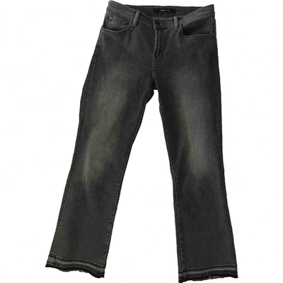 Pre-owned J Brand Grey Cotton - Elasthane Jeans