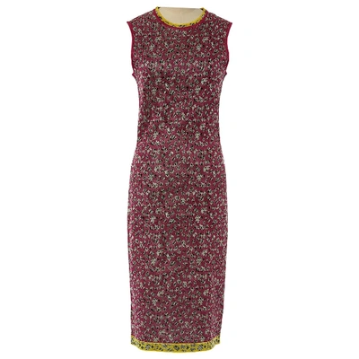 Pre-owned Mary Katrantzou Maxi Dress In Pink