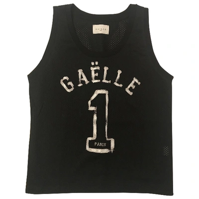 Pre-owned Gaelle Paris Vest In Black