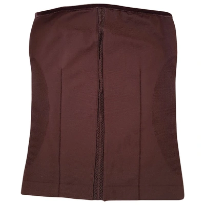 Pre-owned Wolford Corset In Brown