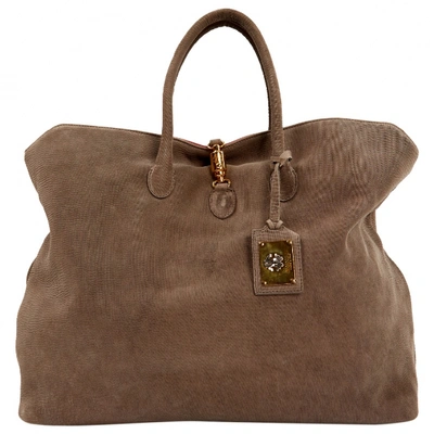 Pre-owned Roberto Cavalli Cloth Handbag In Grey